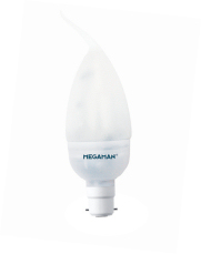 7W BC(B22) Flame Tipped Candle