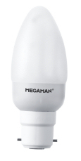 9W BC (B22) Ultra Compact Candle