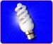 7W BC Low energy spiral bulb